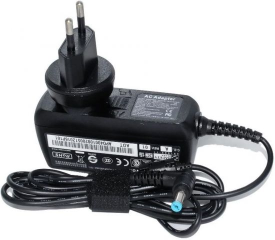 Acer adaptador de corriente 40W-19V 2.1A tip 5.5mm x 1.7mm AP.04001.002 Aspite ONE